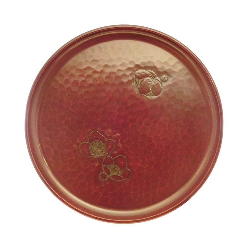 Round tray(27cm) / plum flower