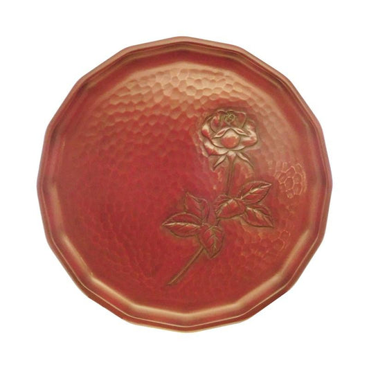 Hexadecagonal tray (27cm) / rose