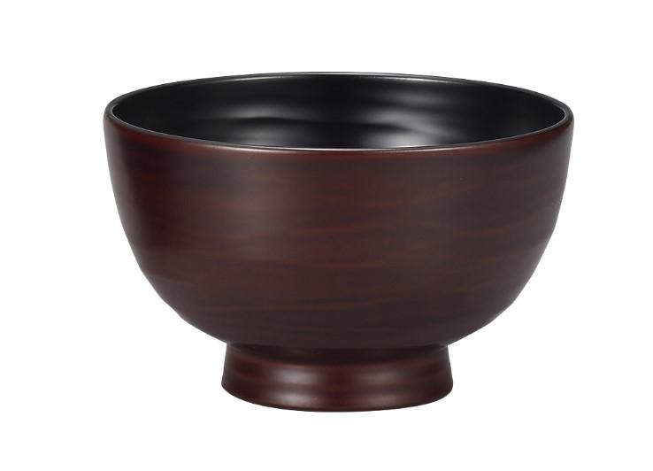 Soup bowl / black-inside