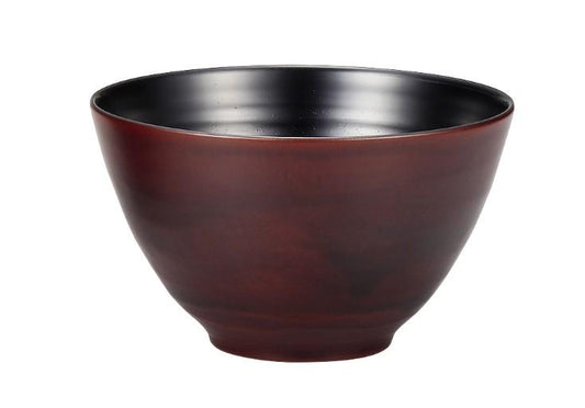 Colorful soup bowl / black-inside