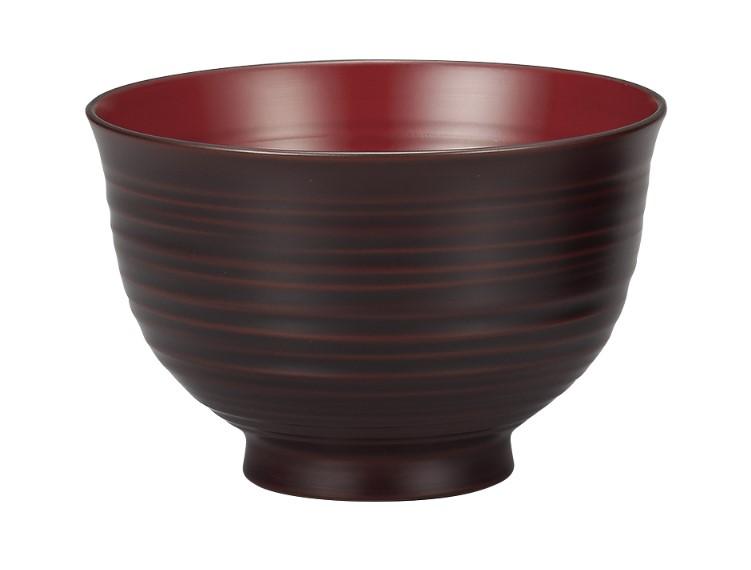 Soup bowl with veins / red-inside