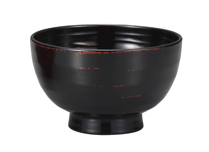 Soup bowl / black